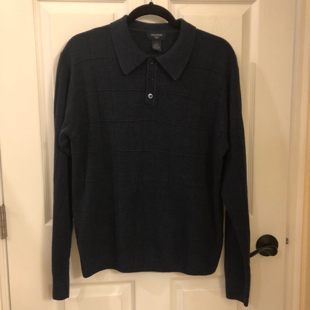 Dockers Sweater Size L, Navy